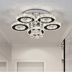 Modern Crystal Chandelier Ceiling Light for Dining Room Living Room