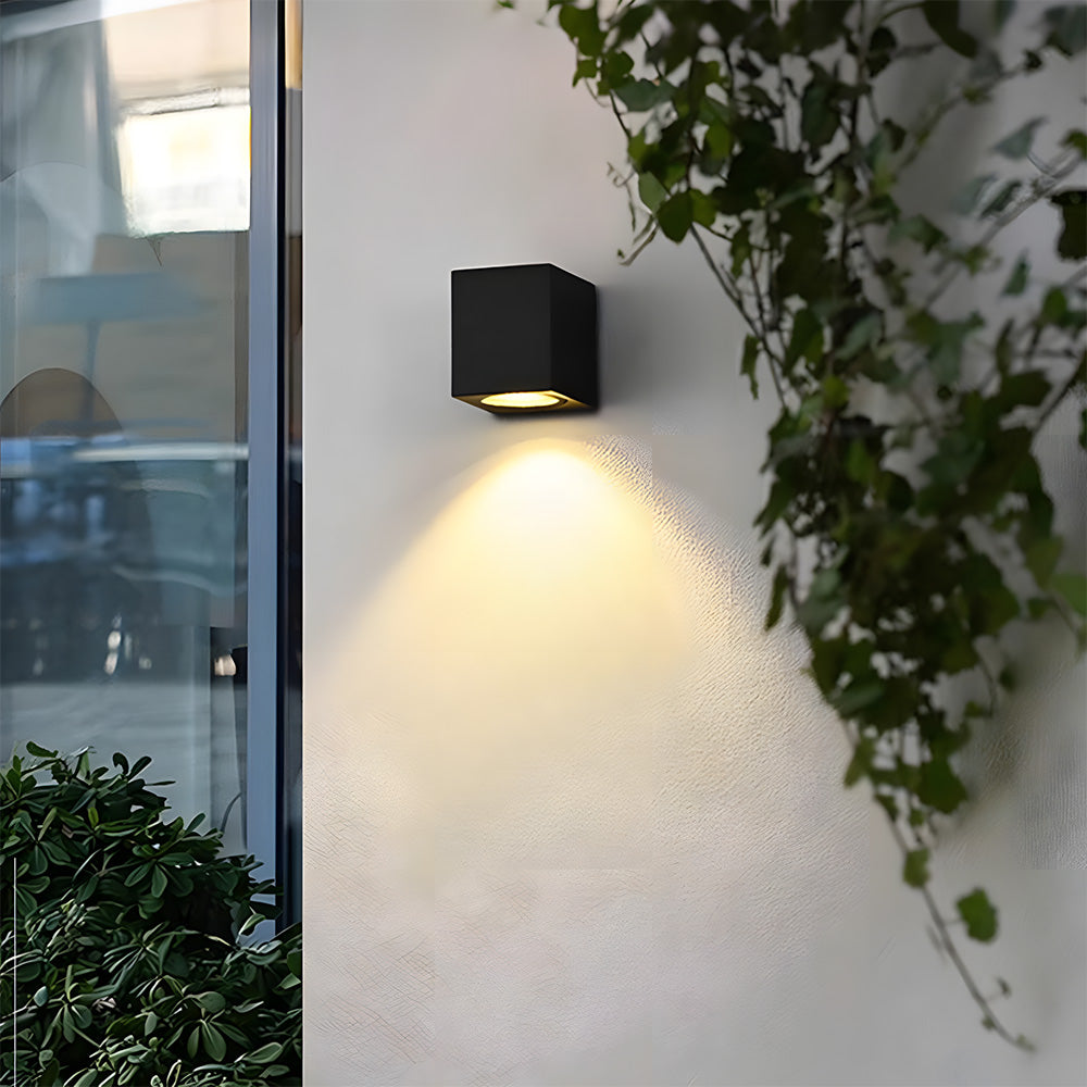 Minimalist IP65 Outdoor Wall Lights in Black
