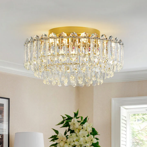 Modern K9 Crystal Ceiling lights Gold Luxury Chandeliers