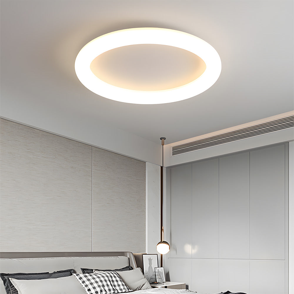 Minimalist Nordic White LED Ceiling Light For Living Room