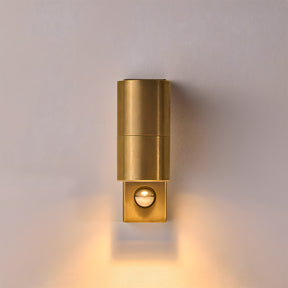 Modern Copper IP65 Dusk-to-Dawn LED Outdoor Wall Lights