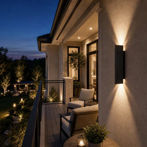 Modern Outdoor Aluminium Elevate Wall Light for Patio Garden Porch
