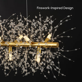 Nordic Luxury Crystal Dining Pendant Light for Kitchen Island