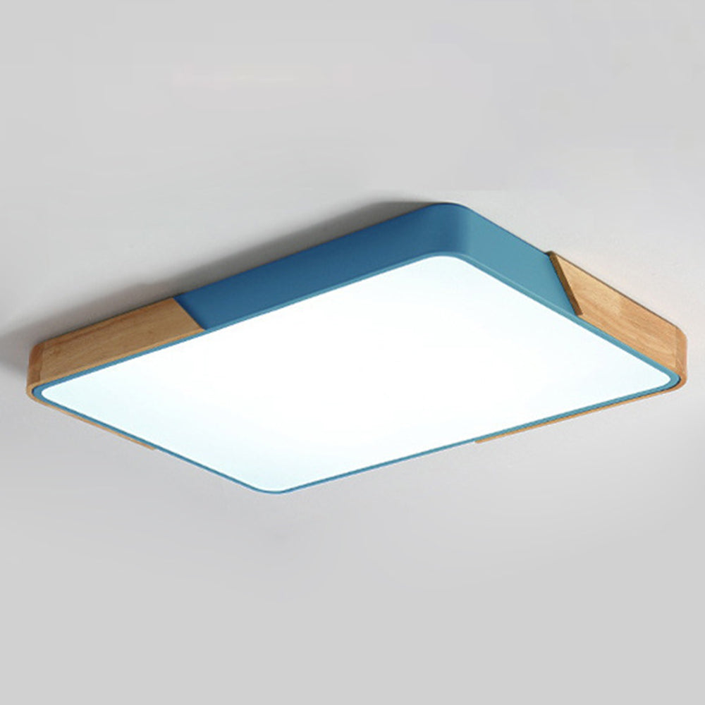 Nordic Modern Rectangle LED Living Room Ceiling Light