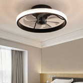 Modern Dimmable Hardware LED Ceiling Fan With Light