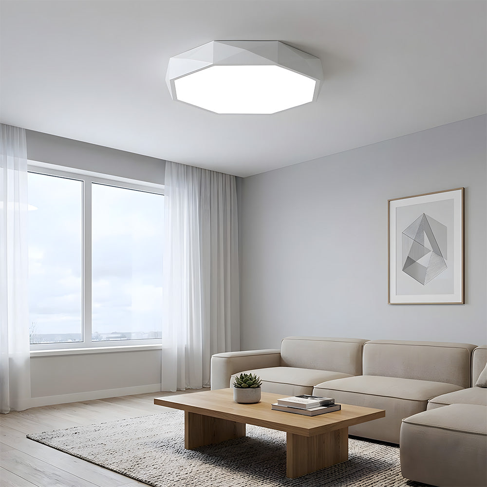 Stylish Geometric Flush Mount Acrylic Ceiling Lights for Bedroom