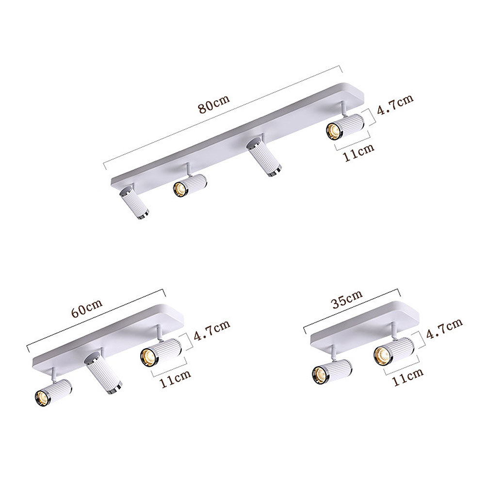 Simple Metal White LED Track Lighting