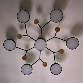 Green chandelier ceiling light living room led ceiling lights