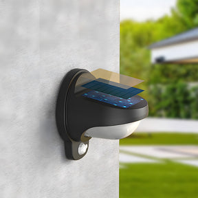 IP65 Waterproof Black Outdoor Solar Wall Lights with Motion Sensor