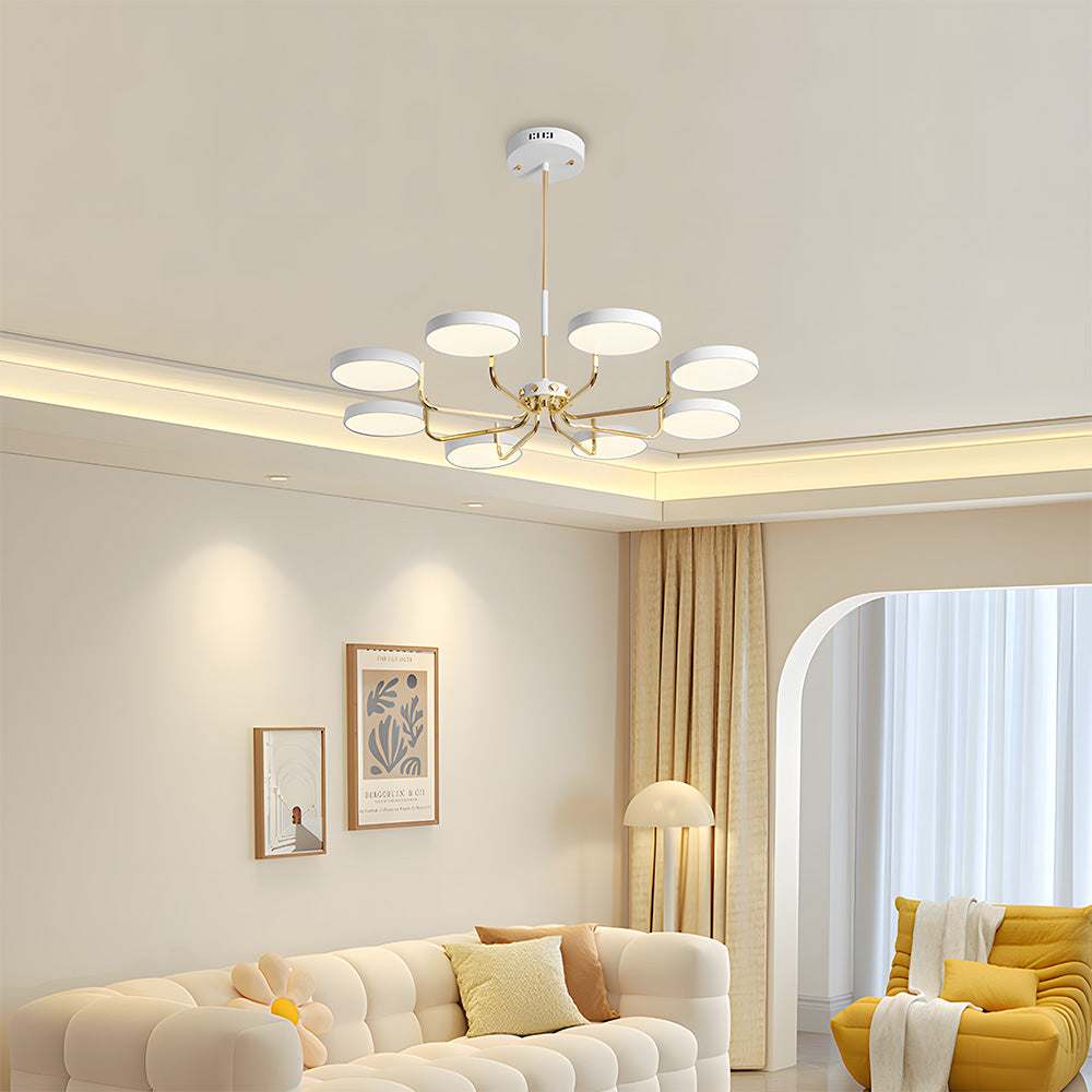 Nordic Creative Iron Living Room LED Ceiling Light