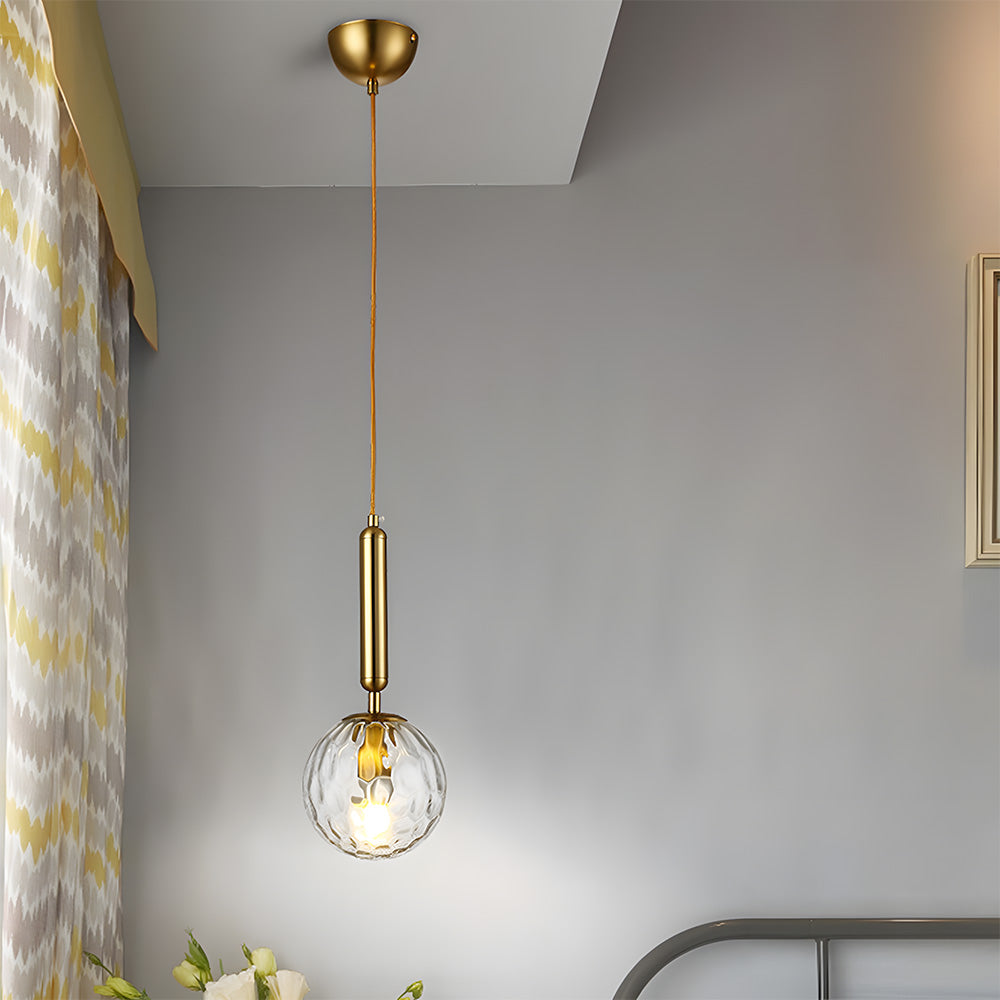 Modern Glass Pendant Light, Kitchen Dining Room Hanging Lampshade