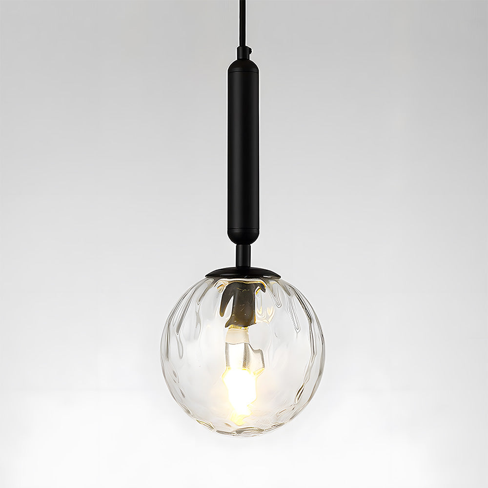 Modern Glass Pendant Light, Kitchen Dining Room Hanging Lampshade