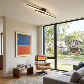 Nova Linear LED Semi-Flush Ceiling Lights