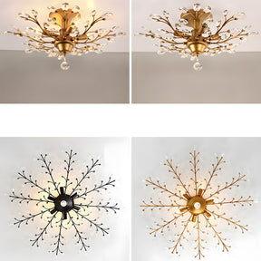 K9 Clear Crystal Chandelier Ceiling Light for Living Room