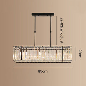Nordic Simple Crystal Island Lamps For Kitchen
