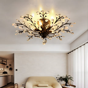 K9 Clear Crystal Chandelier Ceiling Light for Living Room