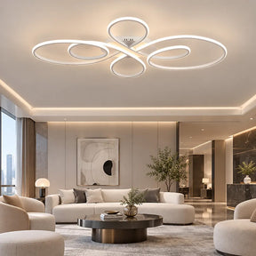 Modern Semi Flush Mount LED Ceiling Lights for Bedroom
