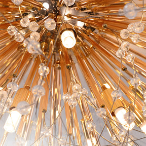 Crystal Flush Mount Chandelier Ceiling Light for Bedrooms, Kitchens, Islands, Corridor