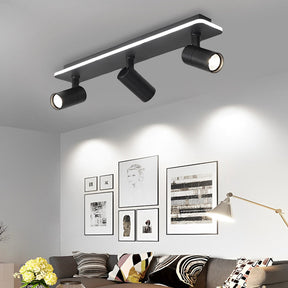 Simple Track Ceiling For Kitchen in Black and white