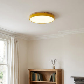 Aria Wood Flush Mount Ceiling Lamp