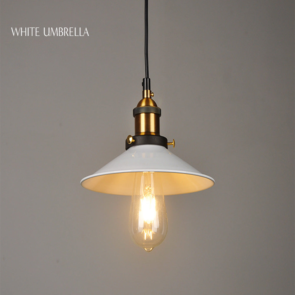 Simple White Design Living Room Umbrella Pendant Light
