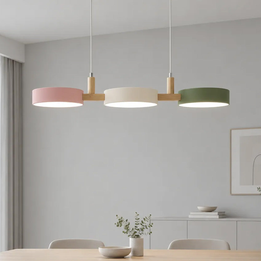 Aria Nordic Wood Pendant Chandelier