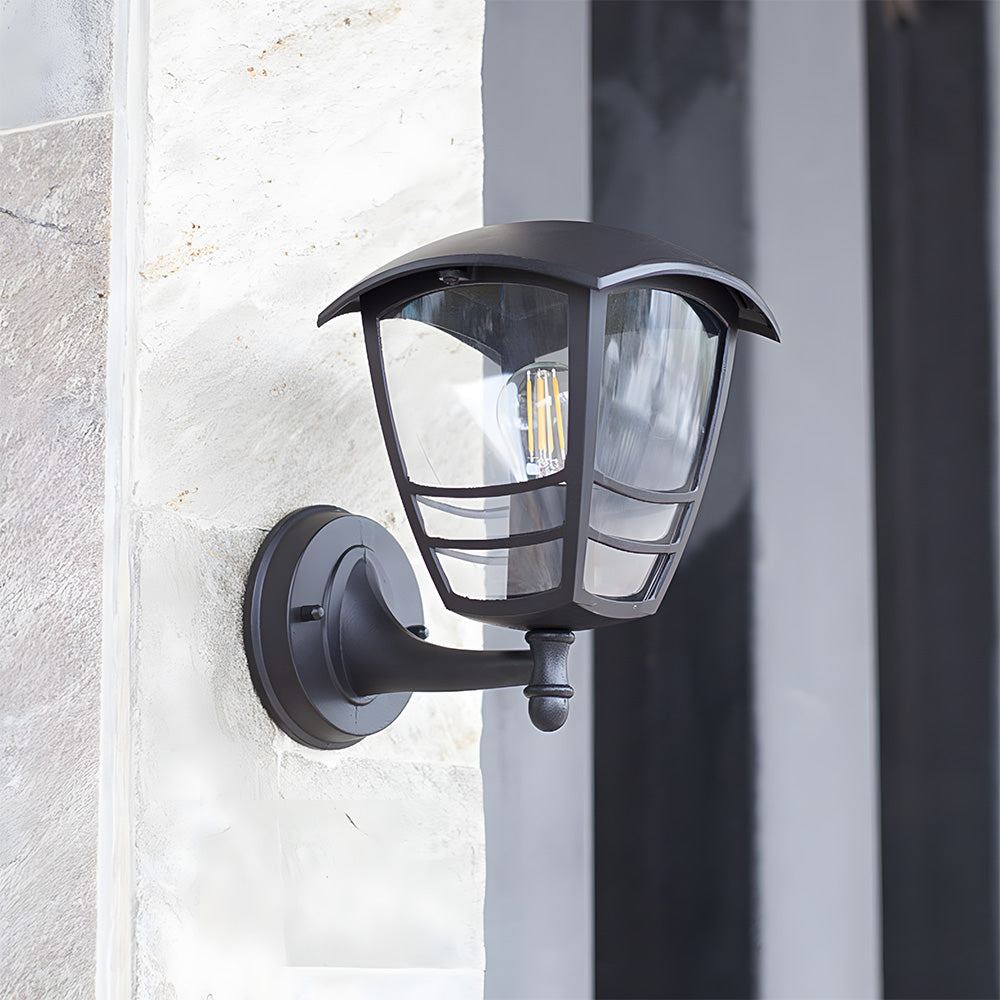 IP44 Weather-resistant Black Outdoor Lights for Garden