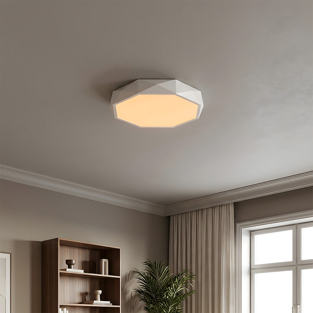 Stylish Geometric Flush Mount Acrylic Ceiling Lights for Bedroom
