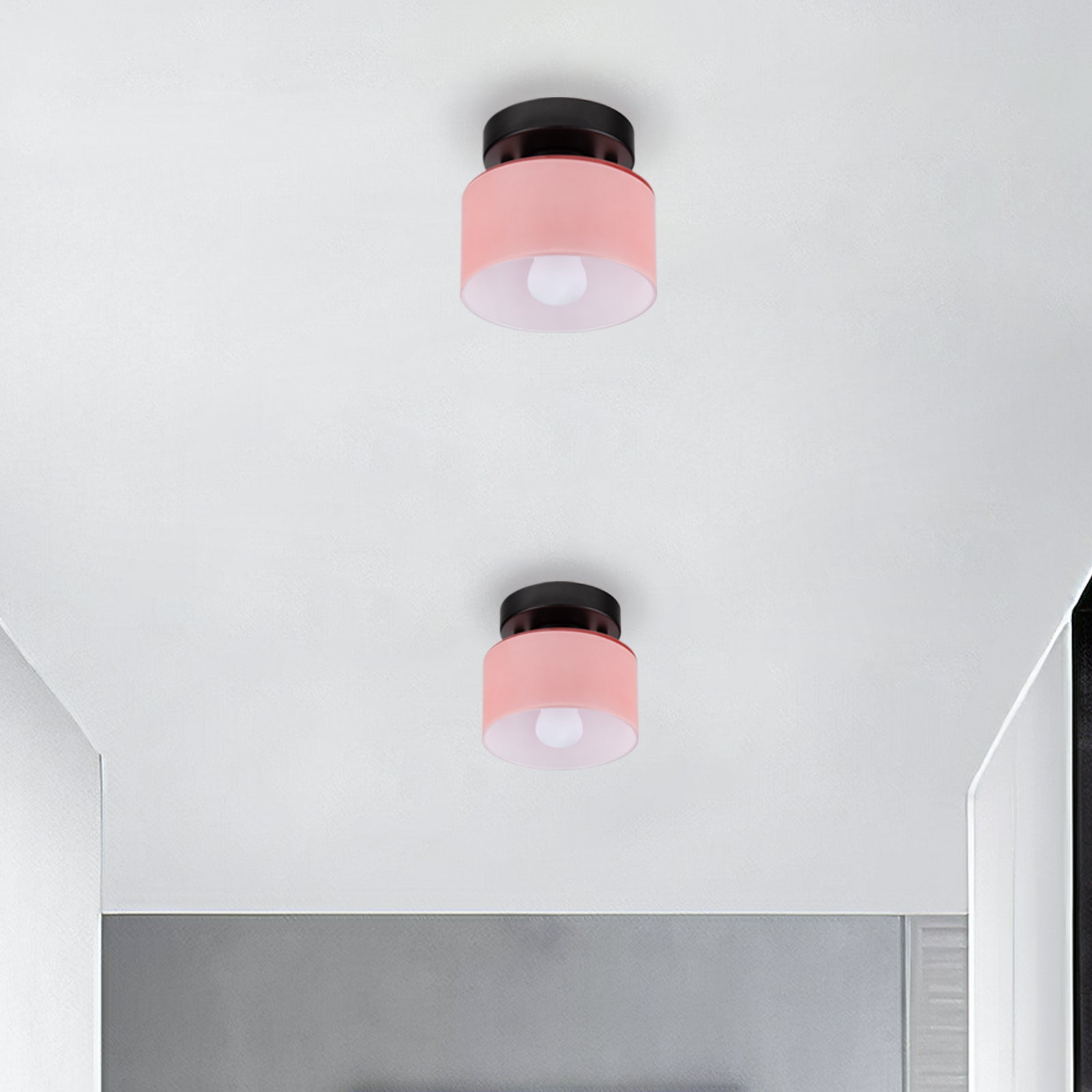Bauhaus Small Glass Ceiling Light