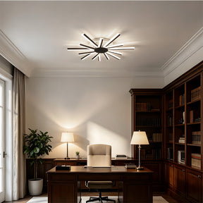 Stylish Multi Arm Acrylic LED Ceiling Lights for Living Room