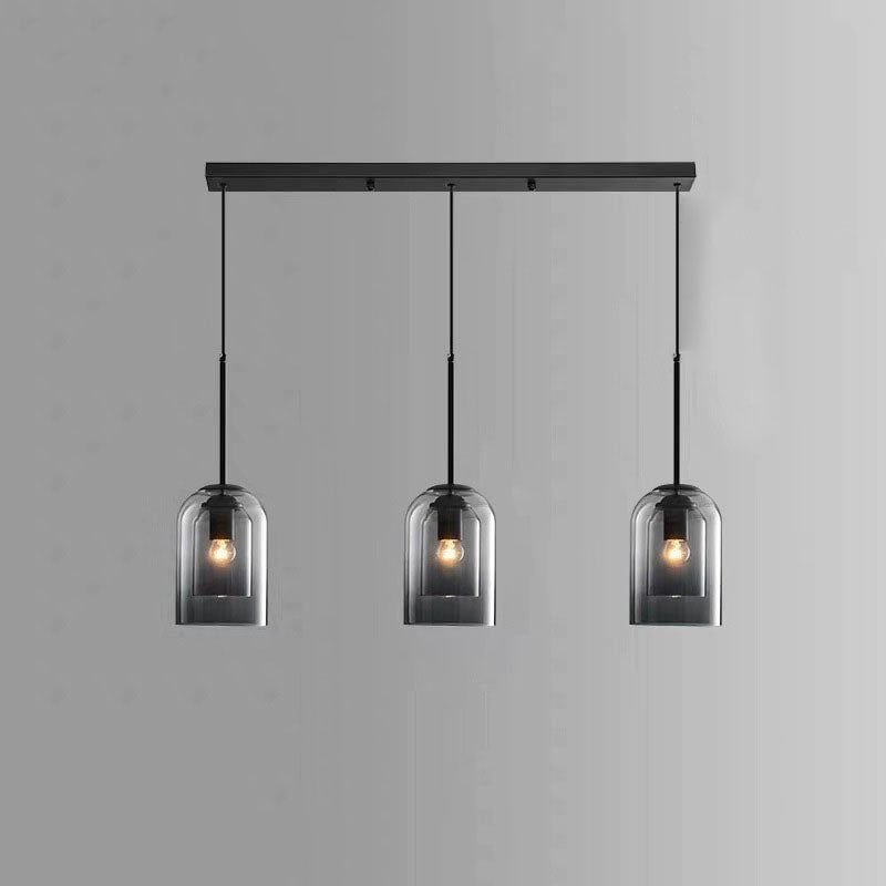 Minimalist Design Double Layer Small Pendant Light For Dining Room