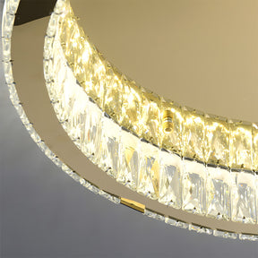 Modern Luxury K9 Crystal LED Flush Mount Ceiling Light
