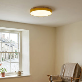 Aria Wood Flush Mount Ceiling Lamp