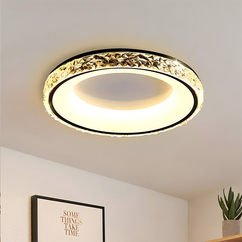 Modern Iron Dimmable LED Living Room Ceiling Lights