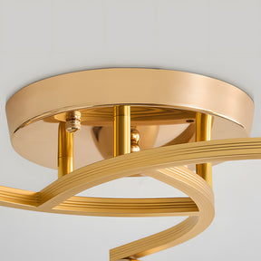 Contemporary Modern Semi-Flush Mount Ceiling Light