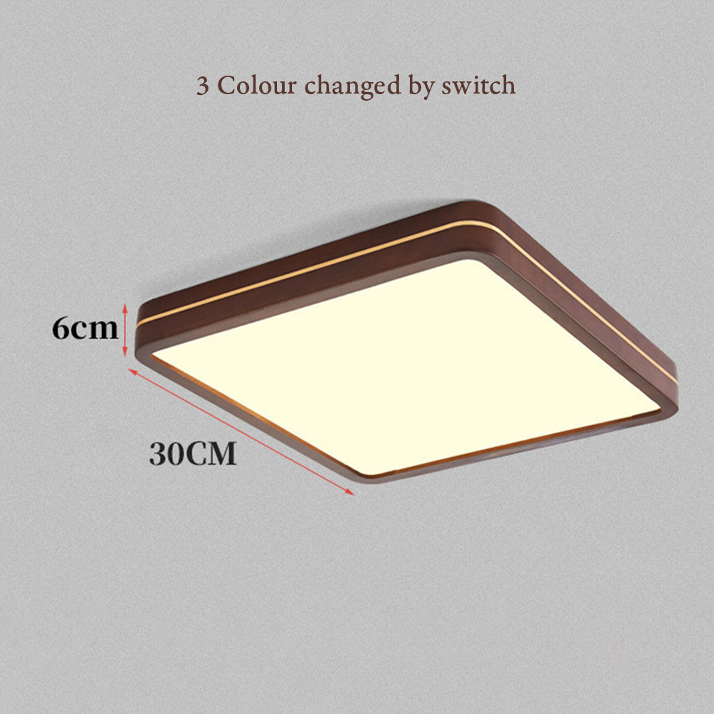 Simple Square Dimmable Bedroom LED Ceiling Light