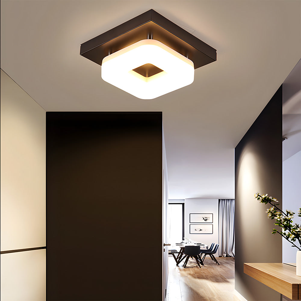 Modern Square Acrylic Led Hallway Ceiling Light