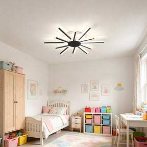 Stylish Multi Arm Acrylic LED Ceiling Lights for Living Room
