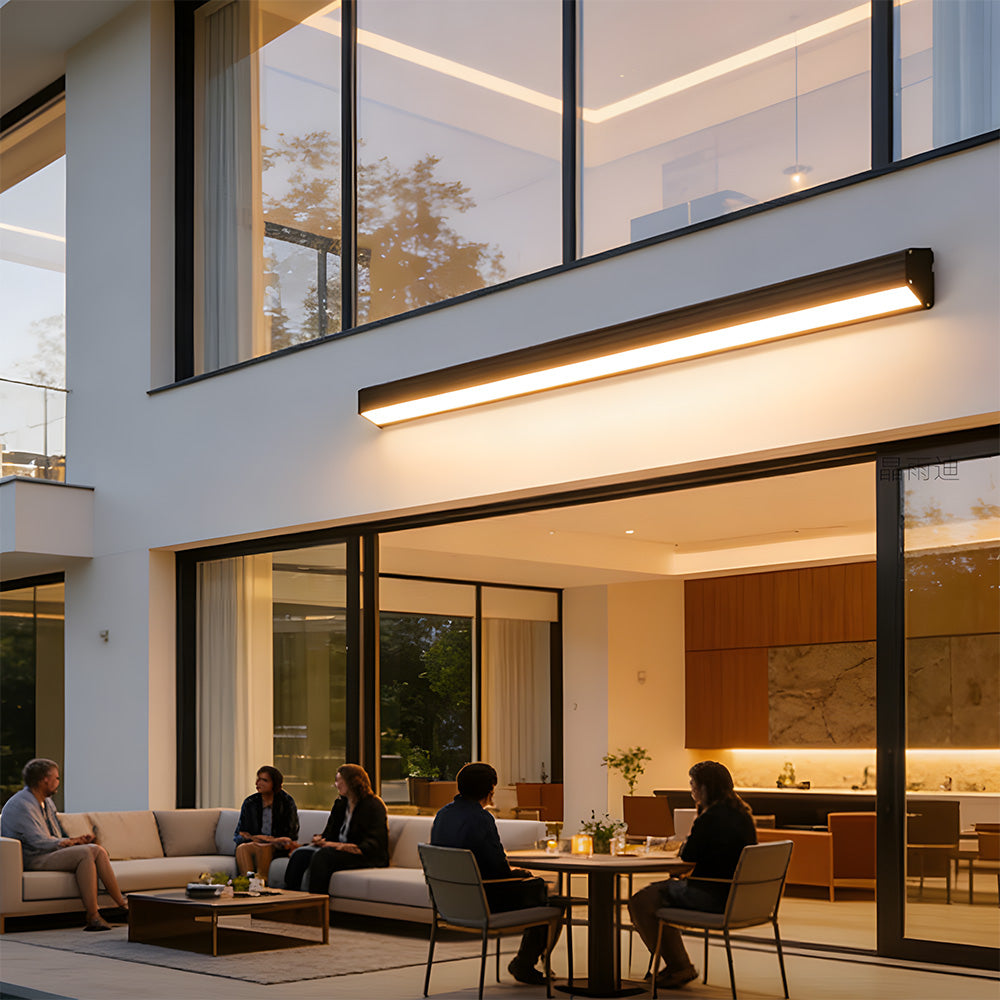 Modern IP65 Waterproof Outdoor LED Linear Wall Lamp