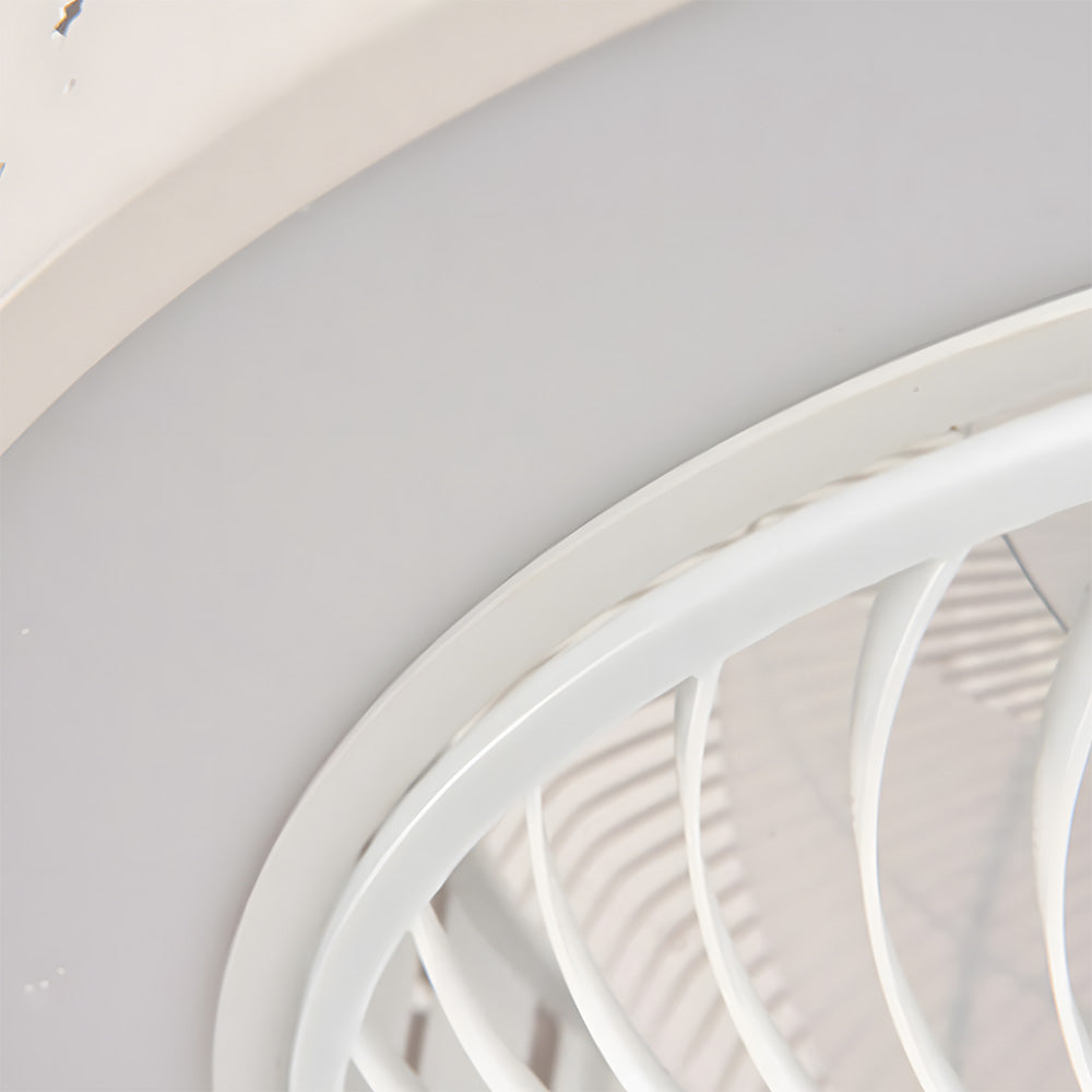 Modern LED Dimmable Ceiling Fan With Remote Light