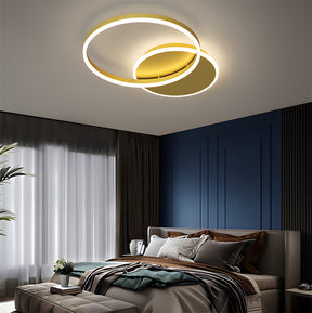 Modern Energy Efficient LED Flush Ceiling Light Fixture for Living Room