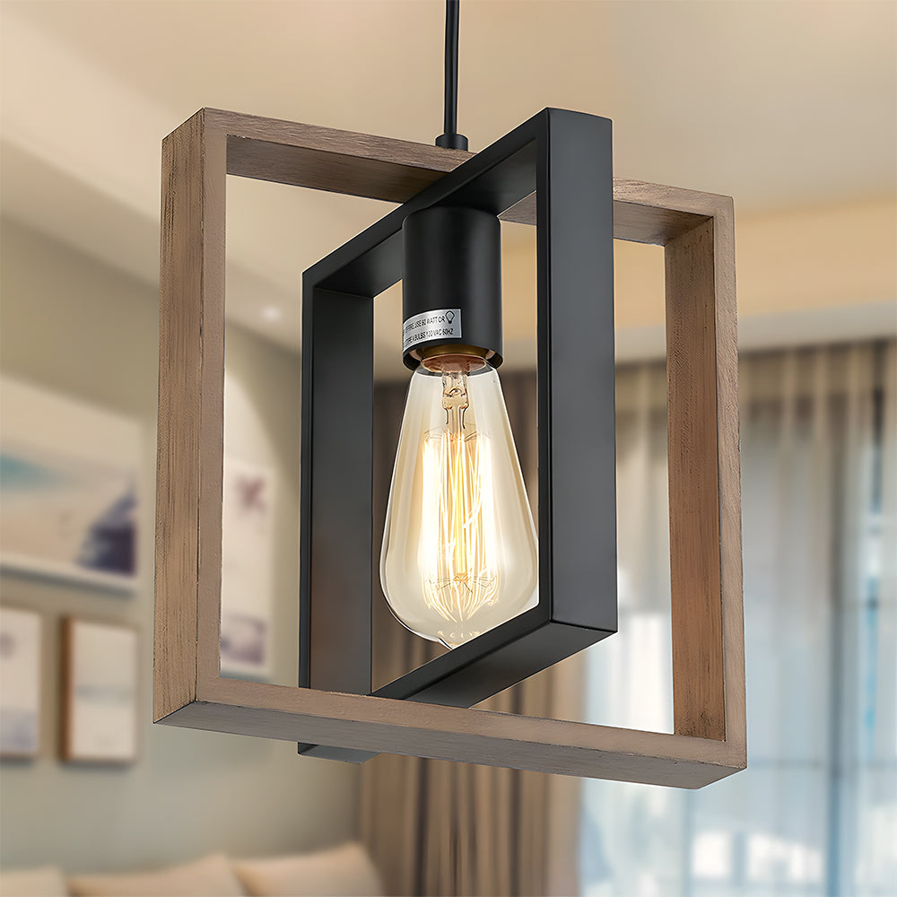 Black Modern Pendant Lighting Dining Room Farmhouse Chandelier