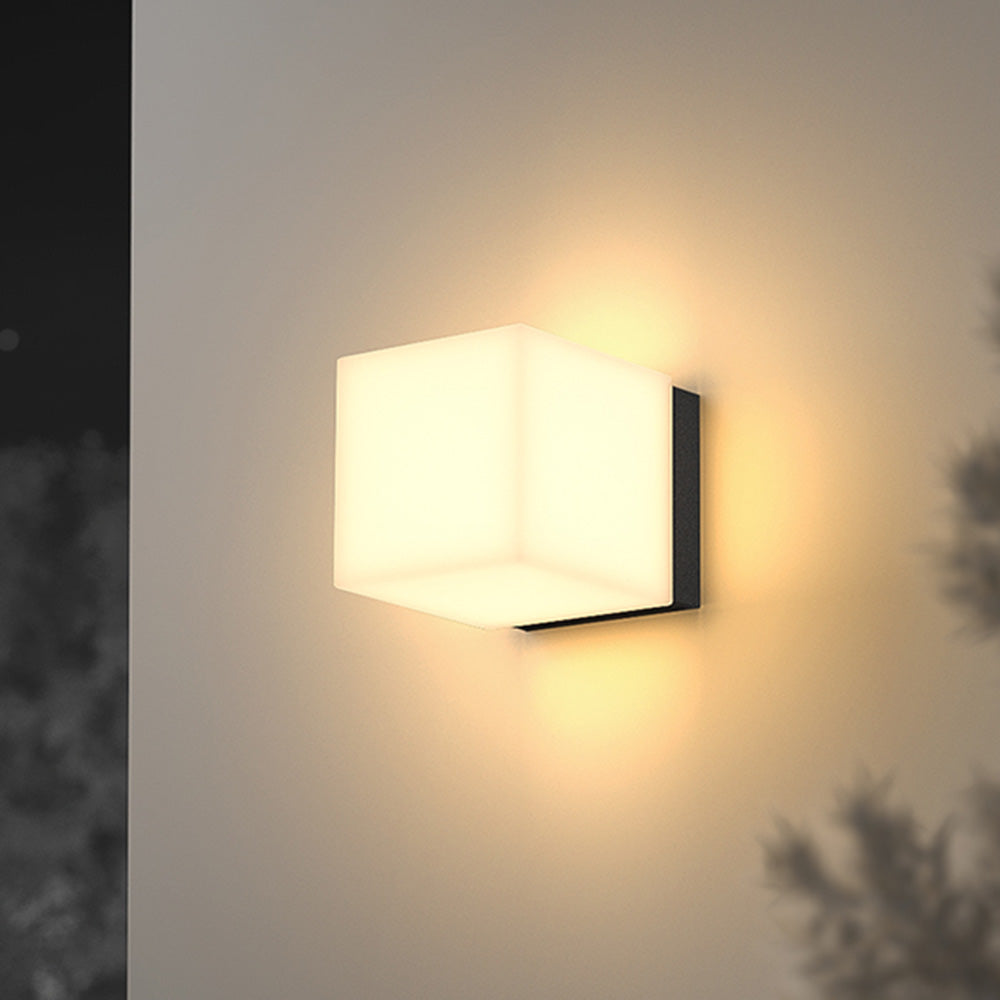 Modern Square Outdoor Wall Lighting