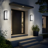 Modern Vertical Glass Stainless Steel Outdoor Wall Lights for Patio Garden