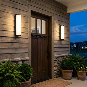 Linear Aluminium IP55 Waterproof LED Outdoor Wall Lights for Garden Patio