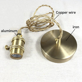 Vintage Stunning Cylinder Glass Pendant Light