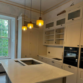 Bauhaus Small Glass Art Pendant Light For Kitchen Island