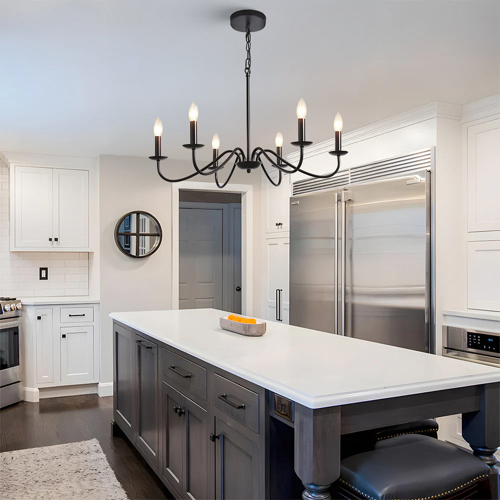 Simple Modern Iron Bedroom Pendant Lights