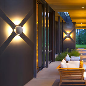 Outdoor Waterproof Exterior LED Wall Lights for Entryway Garage Patio in Warm White