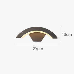 Modern Outdoor Wall Light Waterproof IP65 Suitable for Outdoor Porch Courtyard Garden